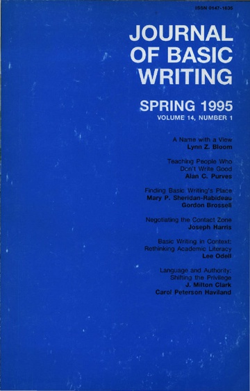 The Journal of Basic Writing