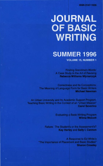 The Journal of Basic Writing