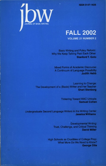 The Journal of Basic Writing