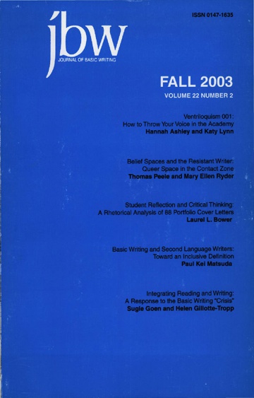The Journal of Basic Writing