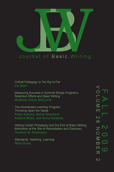 The Journal of Basic Writing