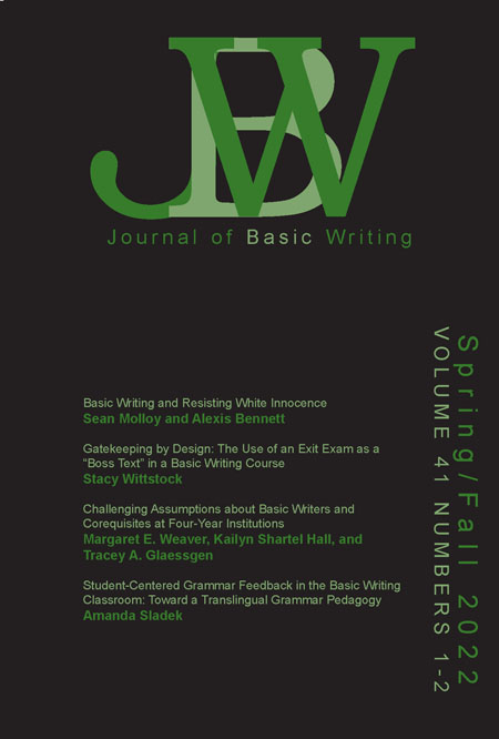 The Journal of Basic Writing