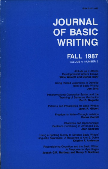 The Journal of Basic Writing