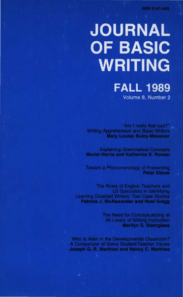 The Journal of Basic Writing