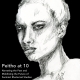 Image description: a drawing by Jody Shipka of a woman’s head and shoulders, done in pencil, against a black background. The woman’s hair is very short, and she is looking into the distance with a scornful expression. In the lower left corner are the words “Peitho at 10: Narrating the Past and Mobilizing the Future of Feminist Rhetorical Studies. Volume 24.4 Summer 2022.